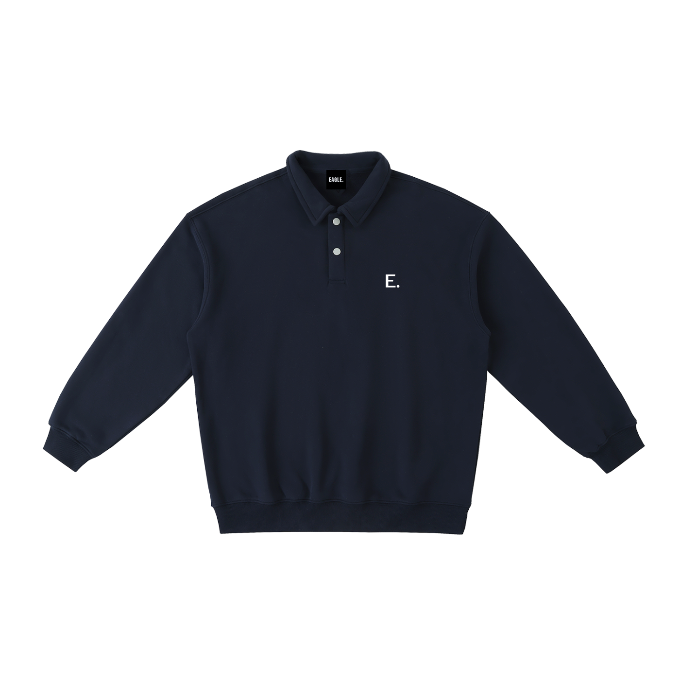 EAGLE Heavyweight Polo-Collar Sweatshirt