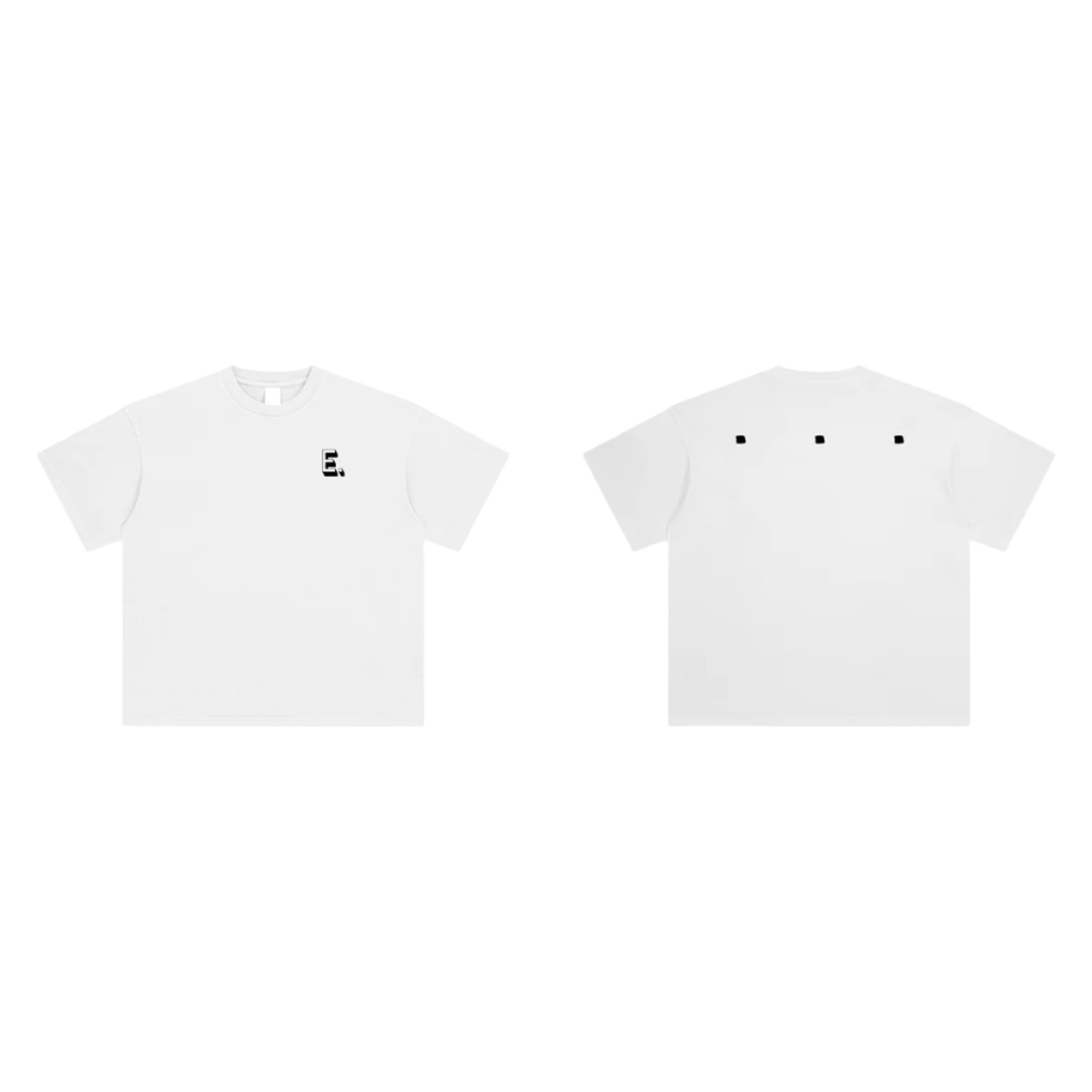 E. Oversized Triple Dot T-Shirt - 9 COLOURS