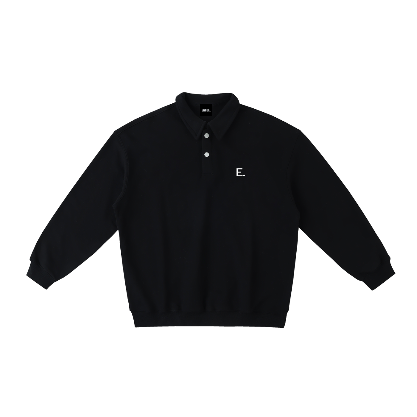 EAGLE Heavyweight Polo-Collar Sweatshirt