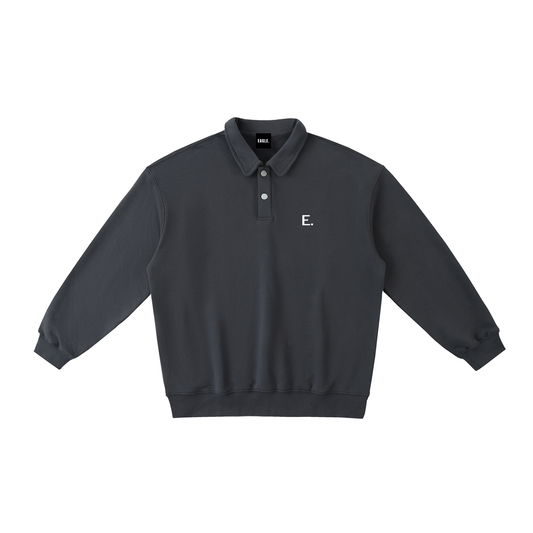 EAGLE Heavyweight Polo-Collar Sweatshirt