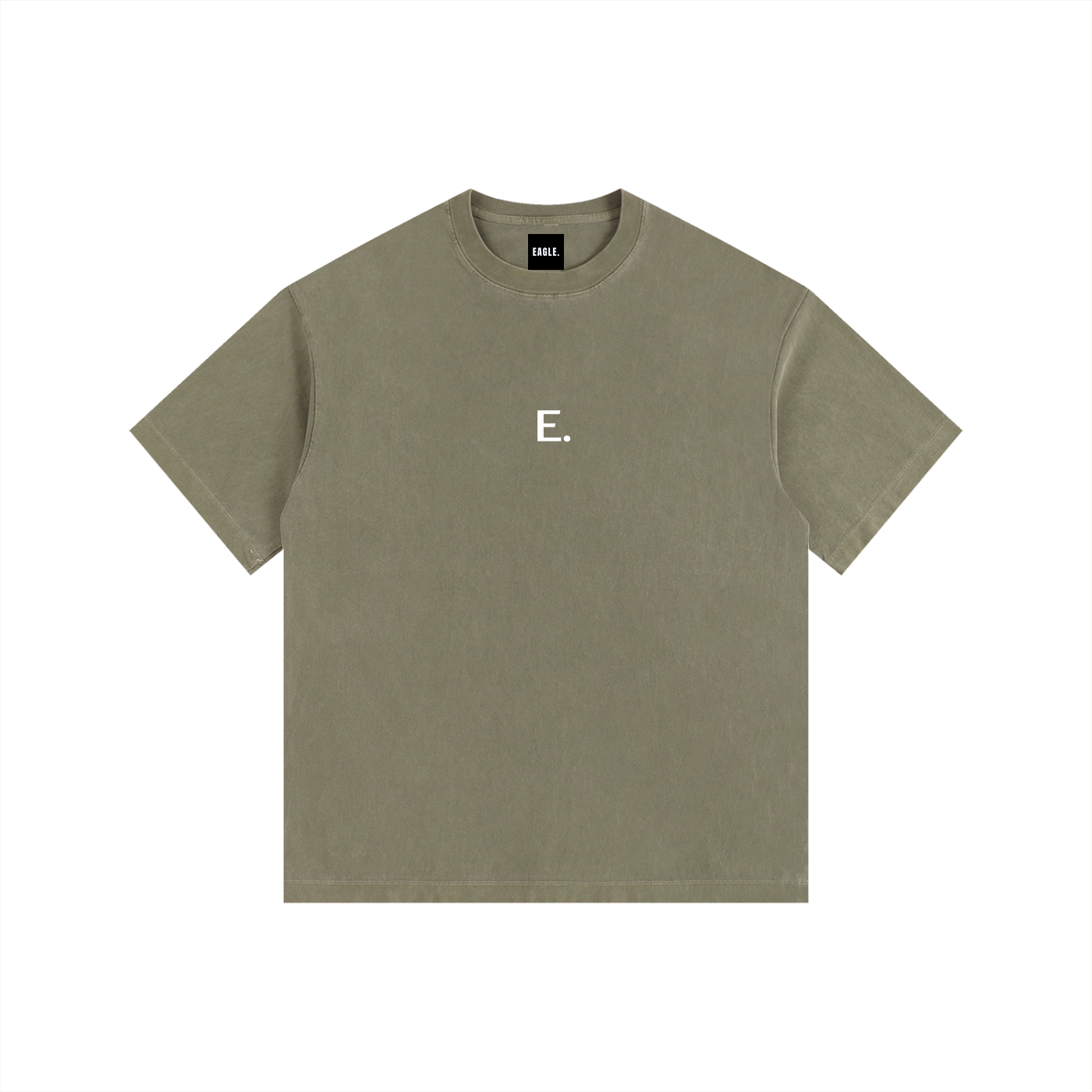EAGLE Vintage Washed Oversized Cotton T-Shirt