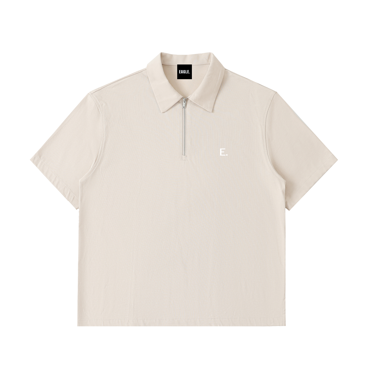 EAGLE Half-Zip Cotton Polo Shirt
