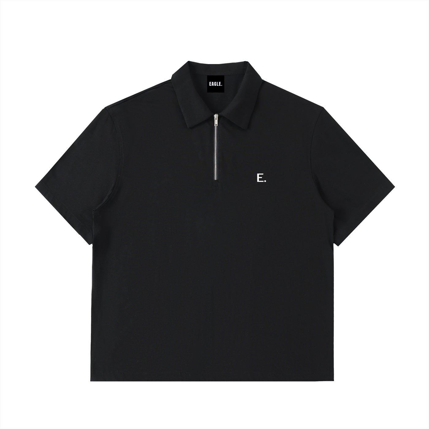 EAGLE Half-Zip Cotton Polo Shirt