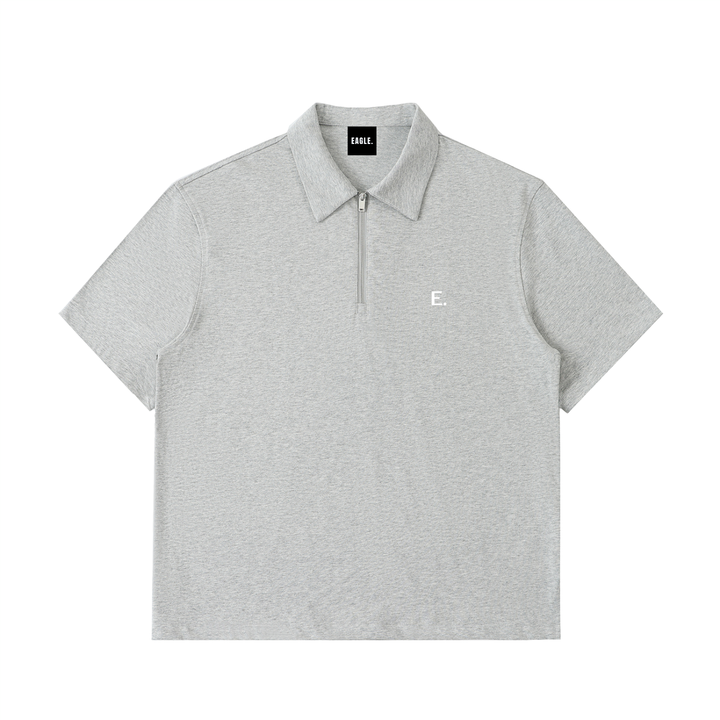 EAGLE Half-Zip Cotton Polo Shirt